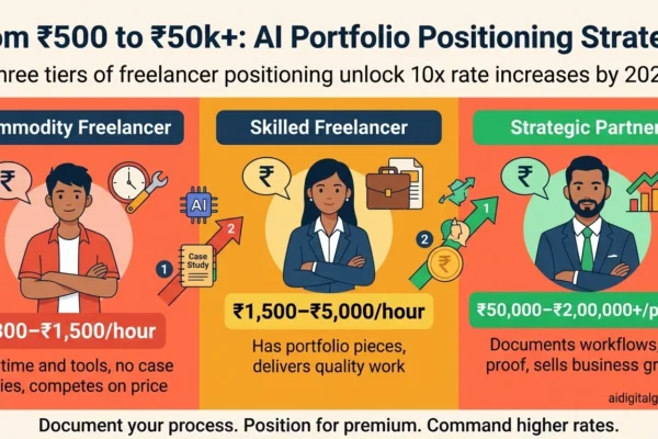 AI Portfolio Positioning for Premium Freelance Rates India 2026